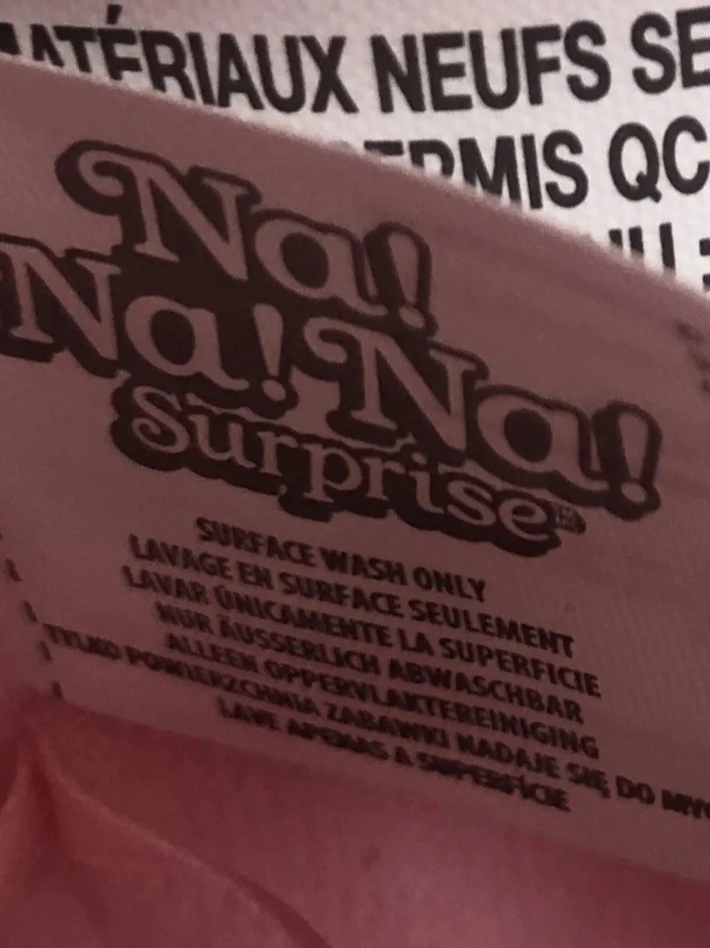 na! na! na! surprise soft black